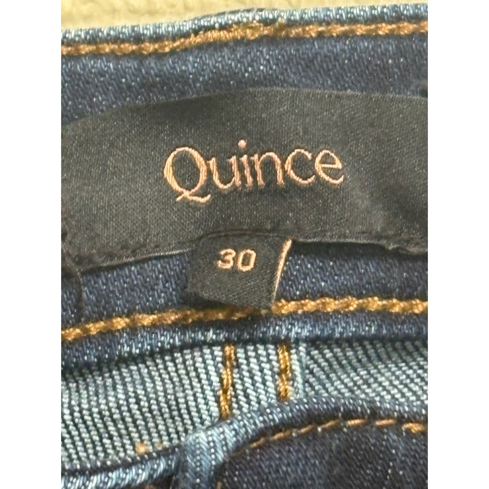 Quince Women’s Dark Blue Boot Cut Jeans - Classic Fit - Picture 6 of 8